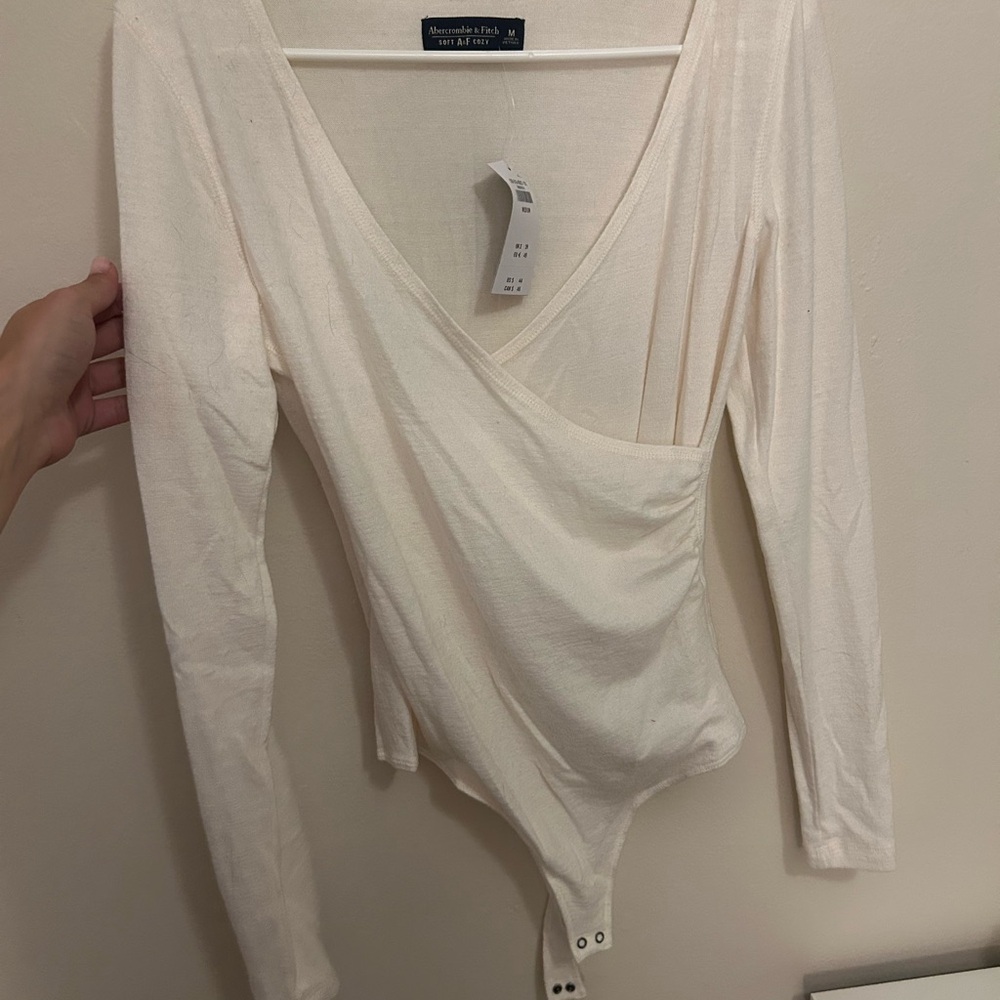 Abercrombie & Fitch Cream Bodysuit